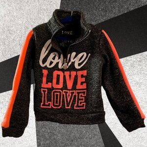 Love Love Love Girl's Graphic Sweatshirt